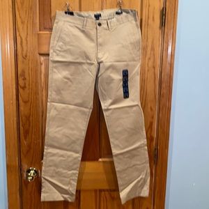 Mens JCrew Straight Flex Khaki Pants